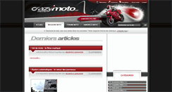 Desktop Screenshot of blog.crazymoto.net