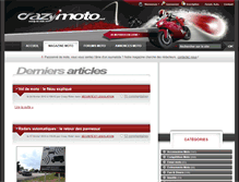 Tablet Screenshot of blog.crazymoto.net
